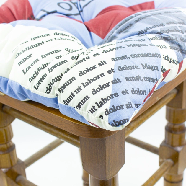 Подушка на стілець MirSon Бязь 17-0535 Peggy 40х40 см (2200006185741) - зображення 4