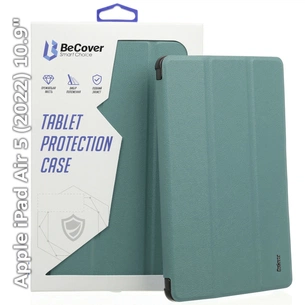 Чохол до планшета BeCover Tri Fold Hard Apple iPad Air (4/5) 2020/2022 10.9" Dark Green (709662) (709662) зображення 1