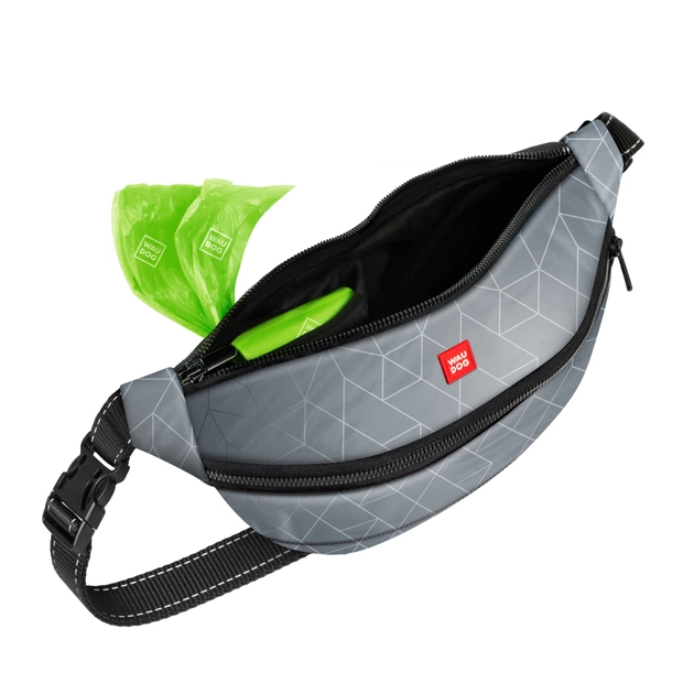 Поясна сумка-бананка для собак WAUDOG Family світловідбивна 33х17х10 см (5686) - picture 4