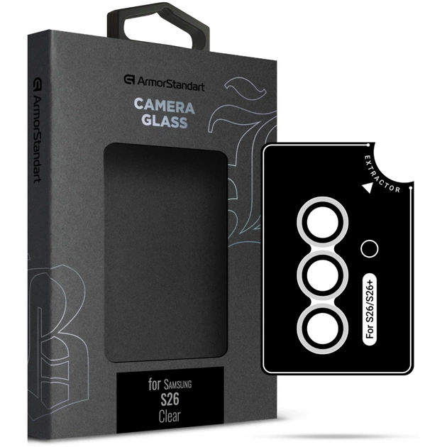 Скло захисне Armorstandart Supreme BI camera Samsung S26 Clear (ARM90421) - зображення 1