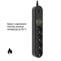 Мережевий фільтр живлення ColorWay CW-CHE44PDB, 4 розетки/4USB 2M (CW-CHE44PDB) - зменшене зображення 6