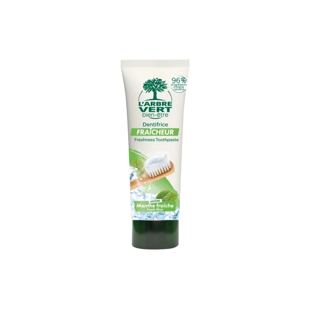 Зубная паста L'Arbre Vert Свежесть Со вкусом свежей мяты 75 мл (3450601040153) - изображение 1