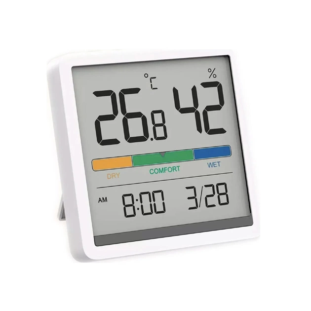 Метеостанція Xiaomi Miiiw Temperature Humidity Clock White S210 (MW22S06) - зображення 2