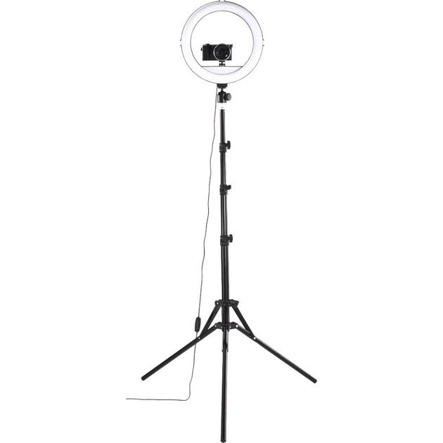 Набір блогера Hama Smartphone Tripod Steady-120 V2, 185см, Bluetooth, LED ring (00004659) - picture 7