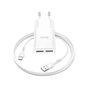 Зарядний пристрій HOCO C88A White (6931474749550) зображення 1