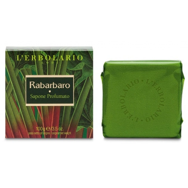 Тверде мило L'Erbolario Ревінь 100 г (2214010003786) - изображение 1