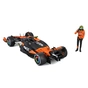 Масштабная модель автомобиля Bburago Автомодель с фигуркой - McLaren MCL38, 1:24 (18-28040) - уменьшенное изображение 6