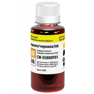 Чорнило ColorWay Epson L800 Yellow EU800Y (CW-EU800Y01) зображення 1