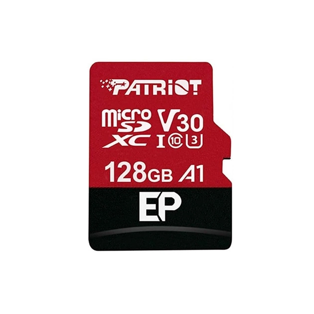 Карта памяти Patriot 128GB microSDXC class 10 UHS-I/U3 EP A1 (PEF128GEP31MCX) - изображение 1