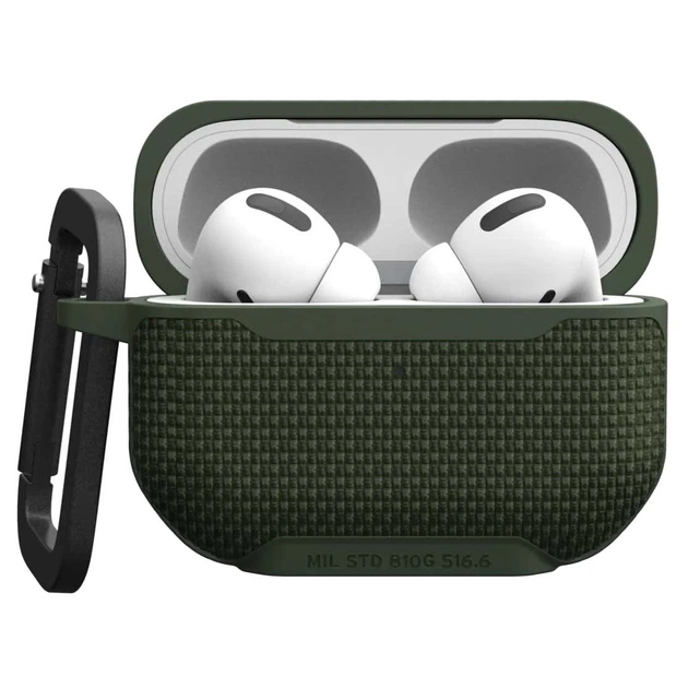 Чохол для навушників Urban Armor Gear Metropolis для Apple AirPods Pro (Gen 2, 2022) Olive Drab (104125117272) - зображення 1