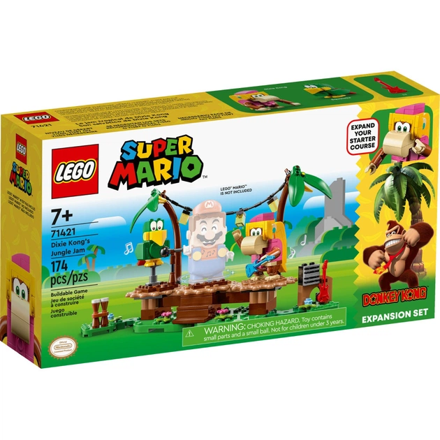 Конструктор LEGO Super Mario Імпровізація в джунглях Діксі Конґ. Додатковий набір (71421) - зображення 1