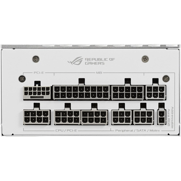 Блок живлення ASUS 850W ROG LOKI 850P SFX-L GAMING 850W Platinum White Edition (90YE00N2-B0NA00) - изображение 10