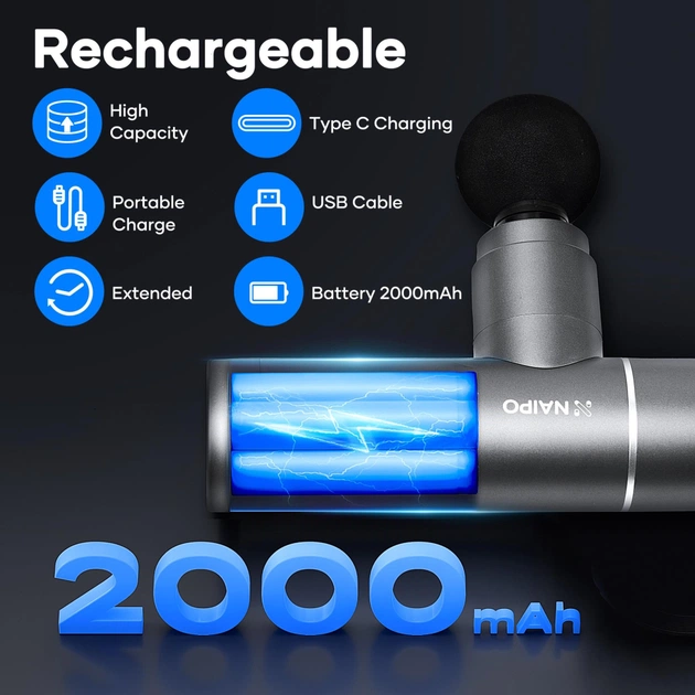 Массажер NAIPO NPMGUN-J11 - изображение 12