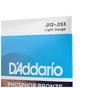 Струни для гітари D'Addario Phosphor Bronze Regular Light (12-53) (EJ16) - зменшене зображення 4