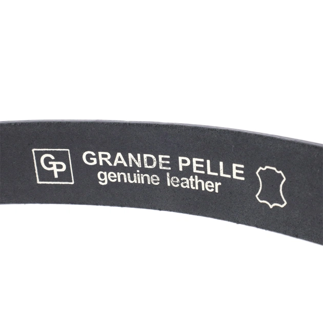 Ремінь Grande Pelle Брючний з натуральної шкіри Чорний (11676) - зображення 6