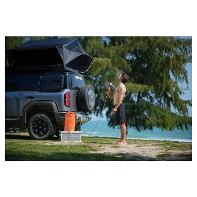 Душ портативний Flextail Tiny Shower Bucket із ємністю та насосом 20 л помаранчевий (TSB-700) - picture 12