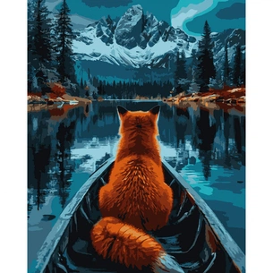 Картина по номерам Santi Лисиця та гори 40х50 см (955756) зображення 1