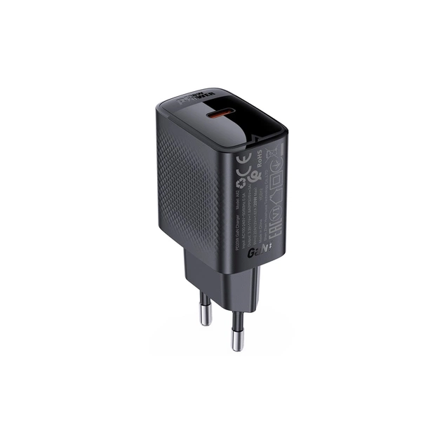 Зарядное устройство Acefast A82 USB-C PD20W GaN Black (6974316283232) - изображение 1