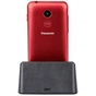 Мобільний телефон Panasonic KX-TU155 Red (KX-TU155EXRN) - зменшене зображення 2