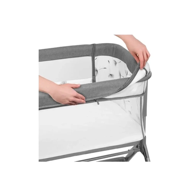 Кроватка Lionelo приставная Leonie Plus 3 в 1 Grey Stone (LO-LEONIE PLUS GREY STONE) - изображение 11