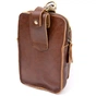 Сумка Vintage Поясна чоловіча Коричнева (20417) - зменшене зображення 2