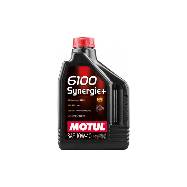 Моторна олива MOTUL 6100 SYNERGIE+ 10W40 2л (839421) - изображение 1