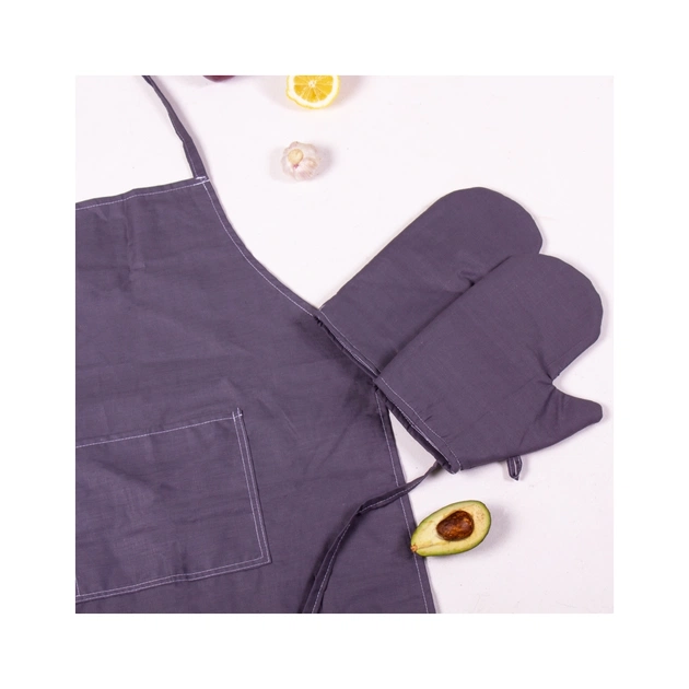 Фартух MirSon Набір 16-5803 Geronimo бязь дві прихватки + дві рукавички-прихватки + фартух (2200006752608) - picture 3