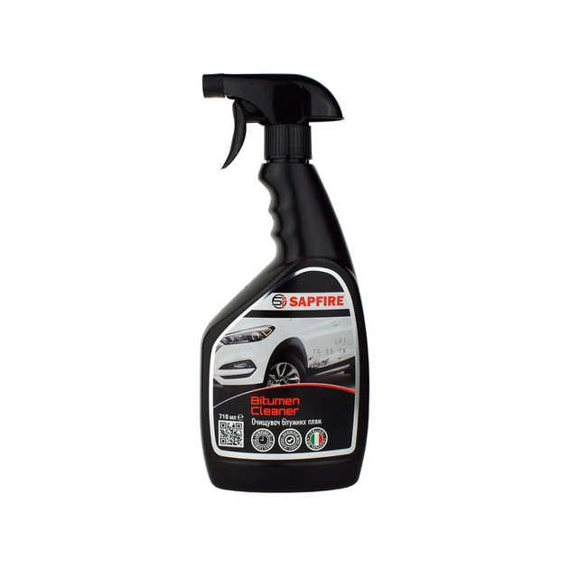 Автомобільний очисник SAPFIRE бітумних плям Bitumen Cleaner 710 мл (748704) - зображення 1