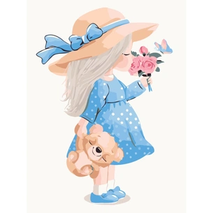 Картина по номерам ZiBi Маленька леді 30х40 см (ZB.64036) зображення 1