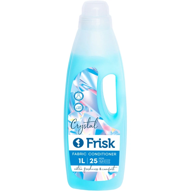 Кондиціонер для білизни Frisk Crystal 1 л (4820197120918) - изображение 1