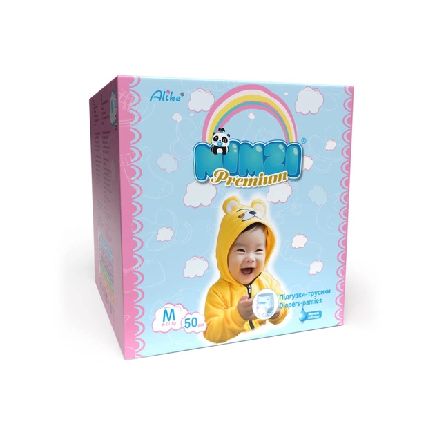 Підгузки Mimzi Трусики M 6-11 кг 50 шт (4820209800272) - зображення 1