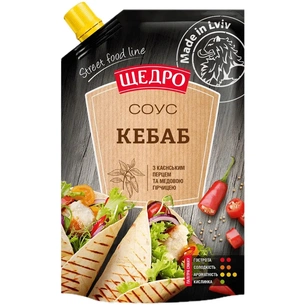 Соус Щедро Кебаб 180 г (4823097412275) зображення 1