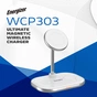 Зарядний пристрій Energizer 15W 3-in-1 magnetic wireless white (WCP303) - зменшене зображення 3