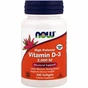 Вітамін Now Foods Вітамін D-3 2000IU, 240 желатинових капсул (NOW-00377) - зменшене зображення 1