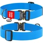 Нашийник для тварин WAUDOG Waterproof з QR паспортом XXL Ш 40 мм Д 43-70 см(блакитний) (28012) - зменшене зображення 4