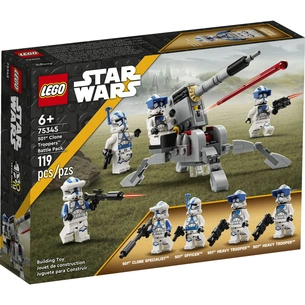 Конструктор LEGO Star Wars Бойовий загін бійців-клонів 501-го легіону 119 деталей (75345) зображення 1