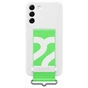 Чохол до мобільного телефона Samsung Silicone with Strap Cover Galaxy S22 Plus White (EF-GS906TWEGRU) - зменшене зображення 1