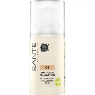 База під макіяж Sante Soft Care з гіалуроновою кислотою 04 - Warm Honey 30 мл (4025089085348) зображення 1