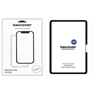 Скло захисне BeCover 10D Apple iPad Pro 13" M4 2024 Black (711678) зображення 1