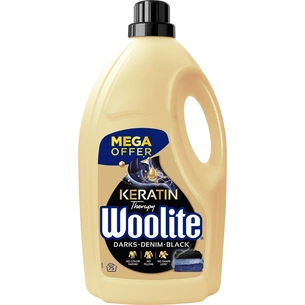 Гель для прання Woolite Для чорних, темних та джинсових тканин З кератином 4.5 л (5900627056945) зображення 1