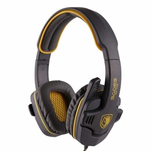 Навушники Sades Gpower Grey/Yellow (SA708-G-Y) зображення 1
