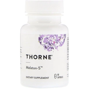 Вітамінно-мінеральний комплекс Thorne Research Мелатонін-5, Melaton-5, 60 капсул (THR-78002) зображення 1