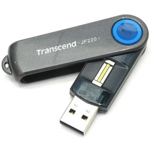 USB флеш накопичувач Transcend 4Gb JetFlash 220 (TS4GJF220) зображення 1