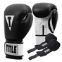 Боксерські рукавички Title Premier Leather Black/White M 12 oz (TSBG2 M BK/WH) - зменшене зображення 1