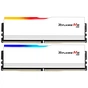 Модуль пам'яті для комп'ютера DDR5 64GB (2x32GB) 6000 MHz Ripjaws M5 RGB Matte White G.Skill (F5-6000J3238G32GX2-RM5RW) - зменшене зображення 1
