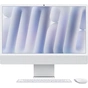 Комп'ютер Apple 24" iMac Retina 4.5K / Apple M4 (10-c/CPU, 10-c/GPU), 16, 256, Silver (MWUU3UA/A) - зменшене зображення 1