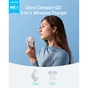 Зарядний пристрій Anker MagGo Wireless Charging Pad 15W 3-in-1 Foldable White (B25M8H21) - зменшене зображення 3