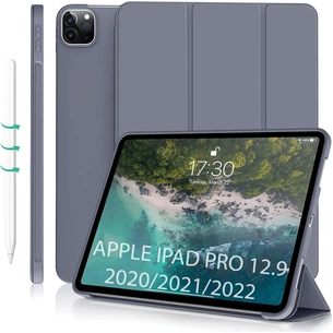 Чохол до планшета BeCover Tri Fold Soft TPU Silicone Apple iPad Pro 12.9 2020/2021/2022 Purple (711739) зображення 1