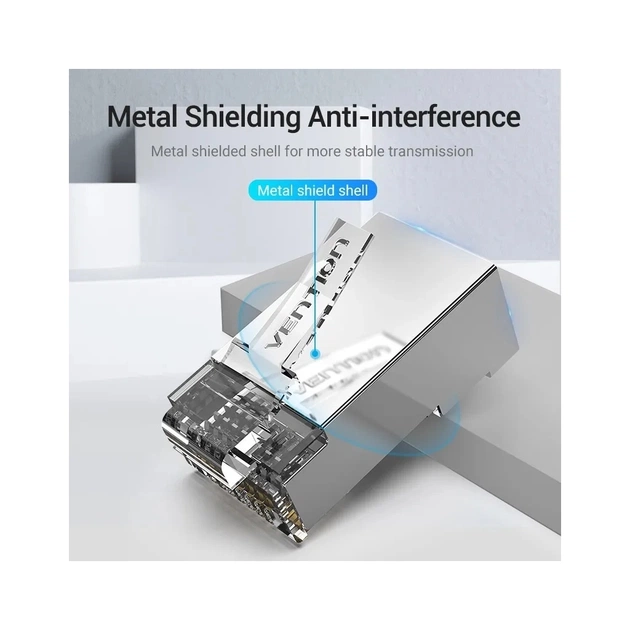 Конектор RJ45 FTP Cat.6 Modular 10 шт. Vention (IDFR0-10) - picture 3