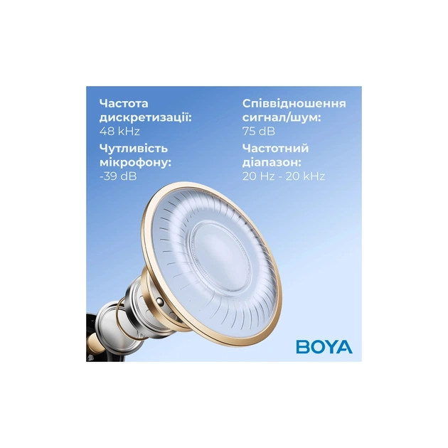 Микрофон Boya K3-02 RGB Type-C/3,5 мм Black (BOYA K3-02) - изображение 12